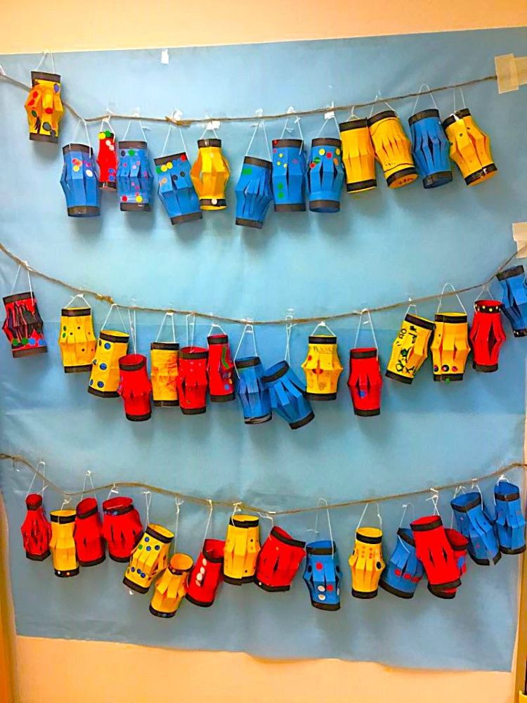 ハビー関内教室壁面制作　画像①